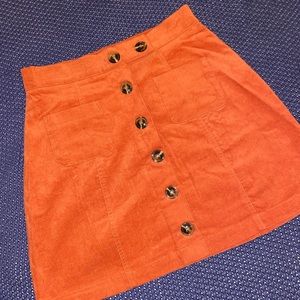 Cotton mini skirt